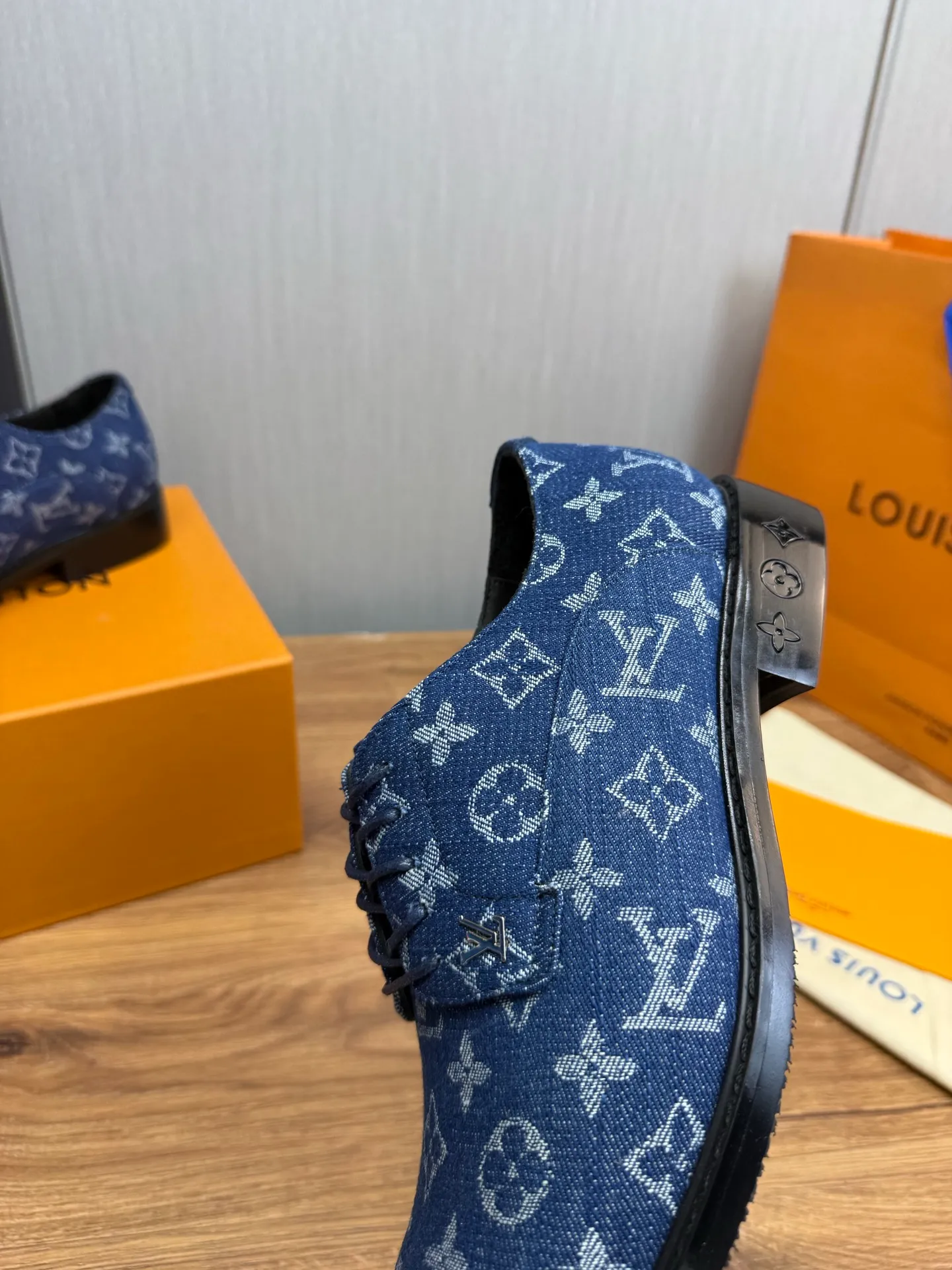 Factory 720💰 LV. Men's business casual leather shoes, all made of imported original brand leather, just to create a more comfortable wearing experience, original non-slip and wear-resistant outsole ✔️16-45 (38.45 non-refundable)